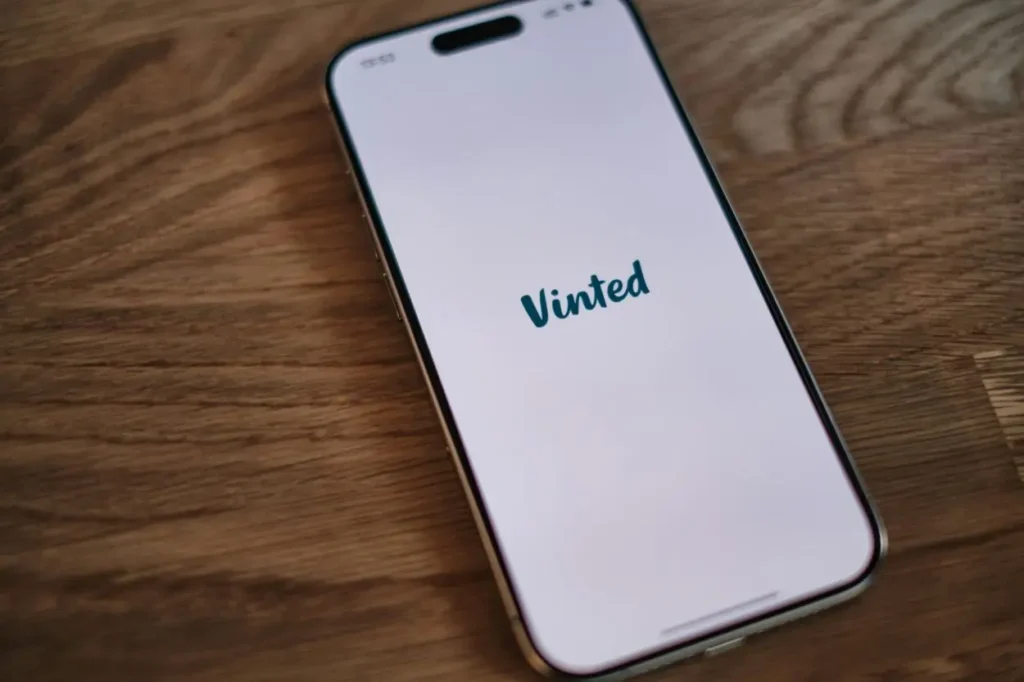 vinted application sur un telephone